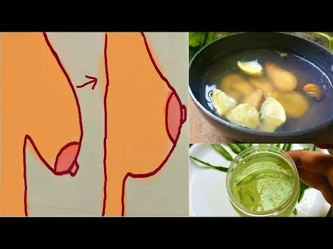 طريقة شد الثدي المُتدلي وزيادة حجمه