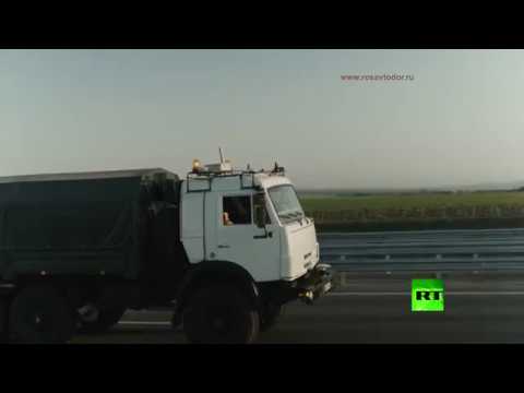 مسؤول الروسي يشارك في اختبارات شاحنة كاماز ذاتية القيادة