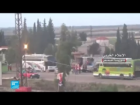 شاهد إكمال عملية إجلاء المقاتلين المسلحين