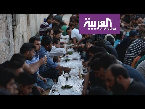 شاهد موائد الإفطار في إدلب
