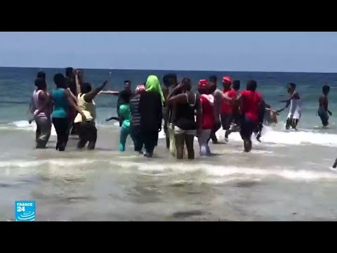 تنظيم رحلة ترفيهية ل 100 فرد من نزلاء مركز الهجرة في ليبيا