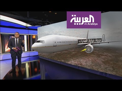 تأثير الرماد الصادر من البراكين على الطائرات