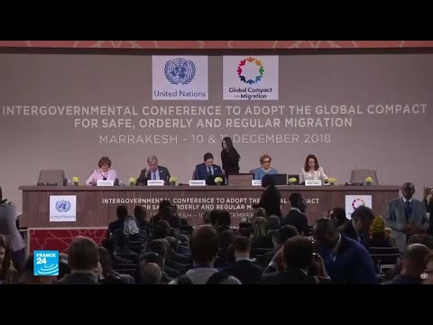 شاهد 150 دولة تتبنى ميثاق الأمم المتّحدة بشأن الهجرة في مؤتمر مراكش