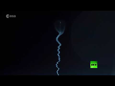 شاهد لحظة إطلاق مركبة سويوز إم إس – 11 من الفضاء