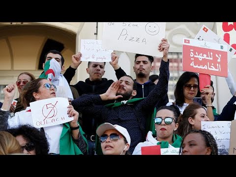 استمرار الاحتجاجات في الجزائر ضد العهدة الخامسة لبوتفليقة