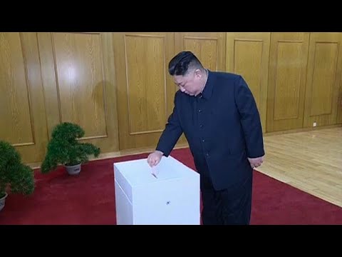شاهد زعيم كوريا الشمالية كيم ينتخب مجلس الشعب الأعلى