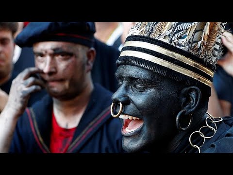 شاهد انطلاق مهرجان الوجه الأسود في بلجيكا
