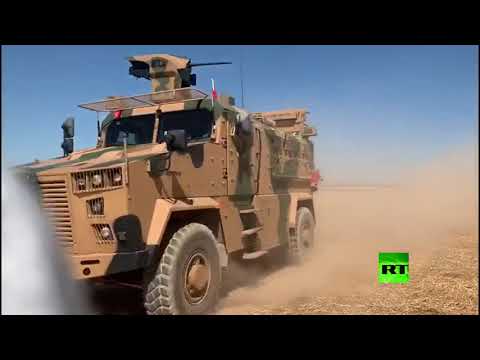 شاهد آليات عسكرية تركية تنضم إلى القوات الأميركية في دوريات مشتركة شمال سورية