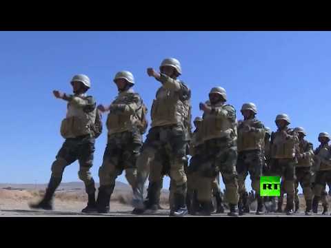 شاهد تدريبات الجيش السوري في ضواحي العاصمة دمشق