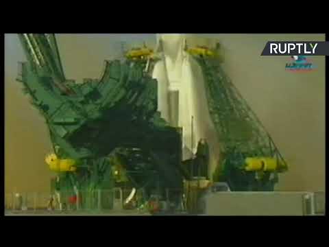 شاهد  إطلاق شاحنة فضائية روسية من قاعدة بايكونور