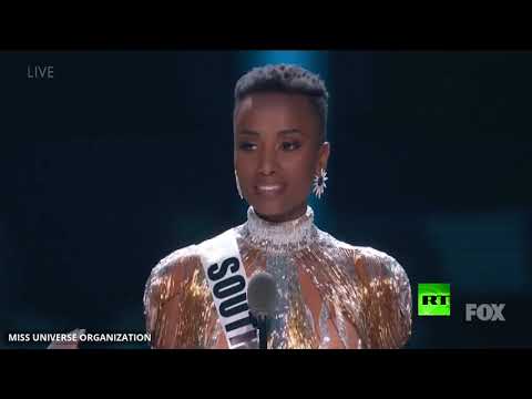 شاهد حسناء جنوب أفريقيا تفوز بمسابقة ملكة جمال الكون لعام 2019