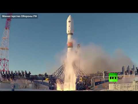 شاهد إطلاق صاروخ سويوز يحمل قمر غلوناس الروسي