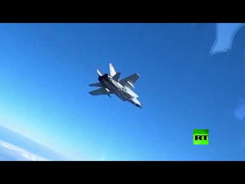 شاهد لقطات تحبس الأنفاس لمناورات روسية خطيرة بطائرات ميغ 31