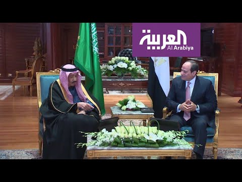 شاهد مبعوث سعودي يسلّم رسالة من الملك سلمان للسيسي