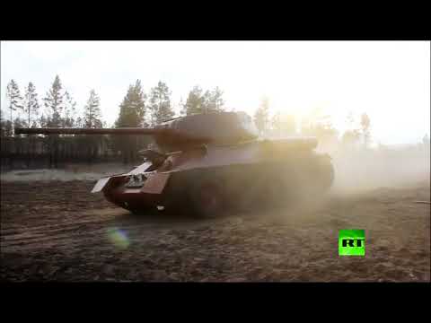 شاهد دبابة تي34 تبعث للحياة من جديد في جمهورية بورياتيا