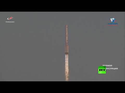 شاهد إطلاق صاروخ بروتون الروسي إلى الفضاء