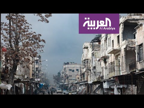 شاهد مدينة سراقب السورية بلا سكان
