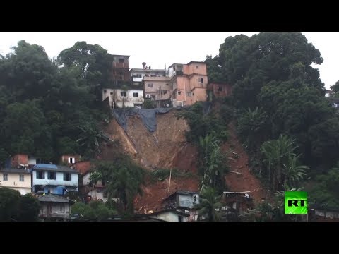 شاهد خسائر بشرية ومادية جراء انهيارات طينية في البرازيل