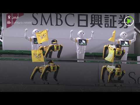 شاهد روبوتات مكان المتفرجين خلال مباراة بيسبول في طوكيو بسبب كورونا