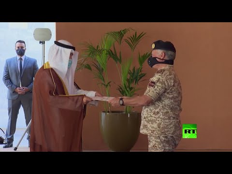 شاهد ملك الأردن عبد الله الثاني يستقبل وزير خارجية الكويت