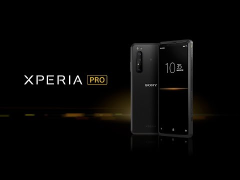 شاهد سوني تطلق هاتف xperia pro بتقنية الجيل الخامس